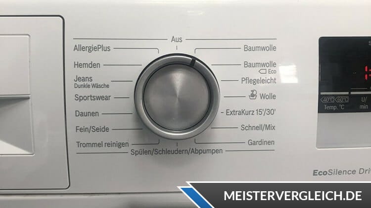 BOSCH WAN28122 Serie 4 Waschmaschine Programmwahl