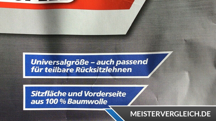 ULTIMATE SPEED Autositzbezug Eigenschaften