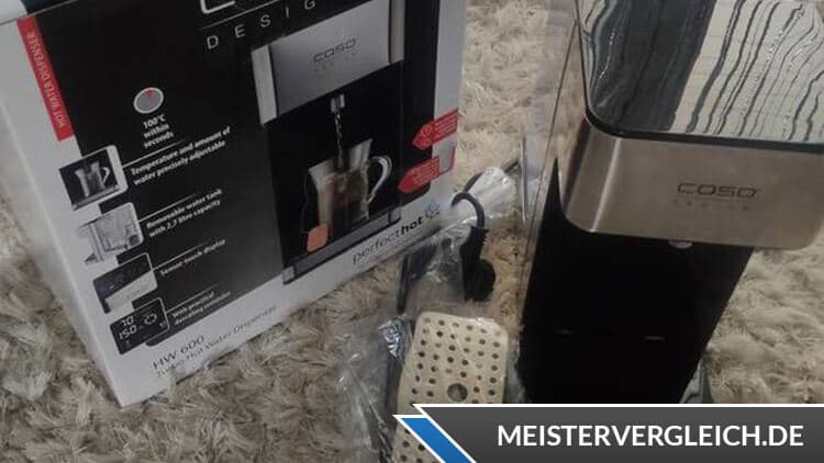 CASO Turbo Heißwasserspender HW 600 Lieferumfang