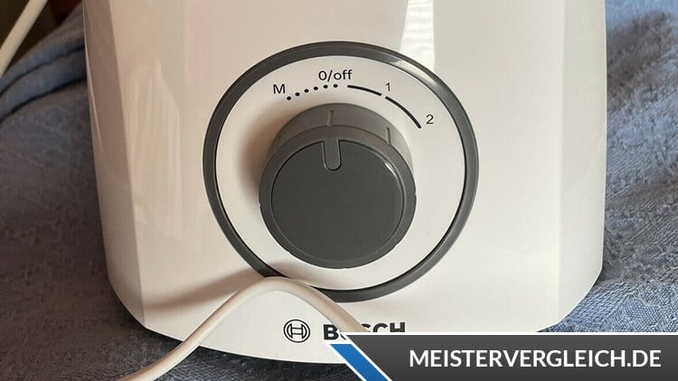 BOSCH MultiTalent 3 MCM3100W Kompakt-Küchenmaschine Bedienungselemente