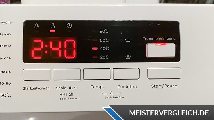 Midea MFNEW70-145 Waschmaschine Display