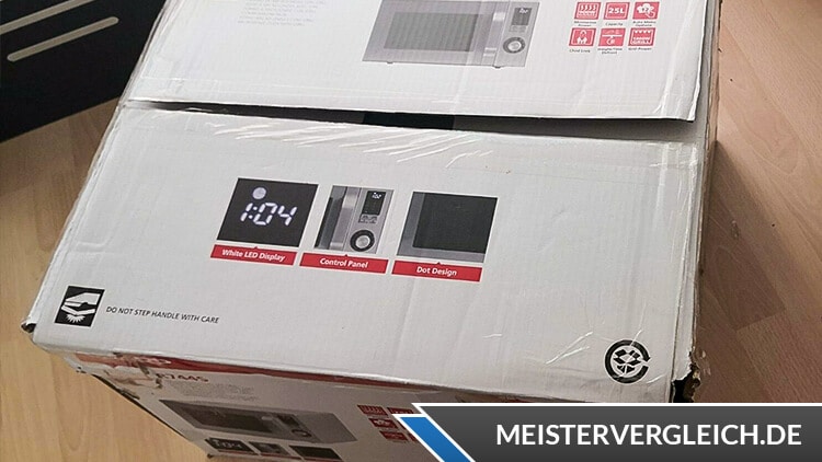 Sharp Mikrowelle R744S Verpackung
