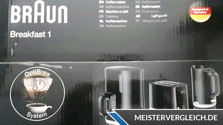 BRAUN Filterkaffeemaschine KF 1100 Verpackung