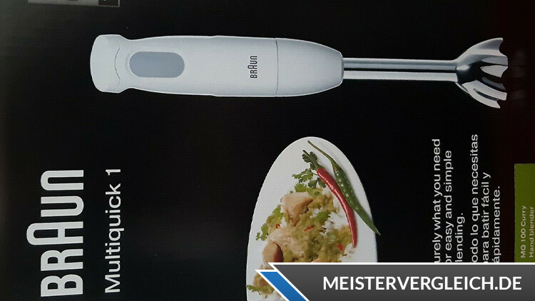 BRAUN Stabmixer MQ 100 Curry Test