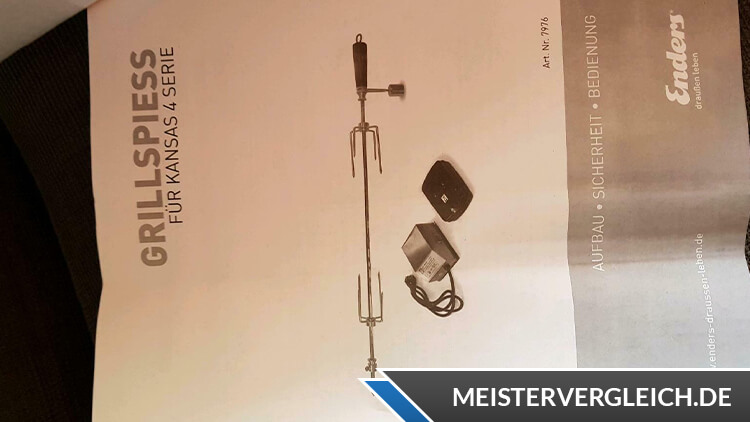 Enders Grillspieß Set für BBQ Gasgrills Bedienungsanleitung