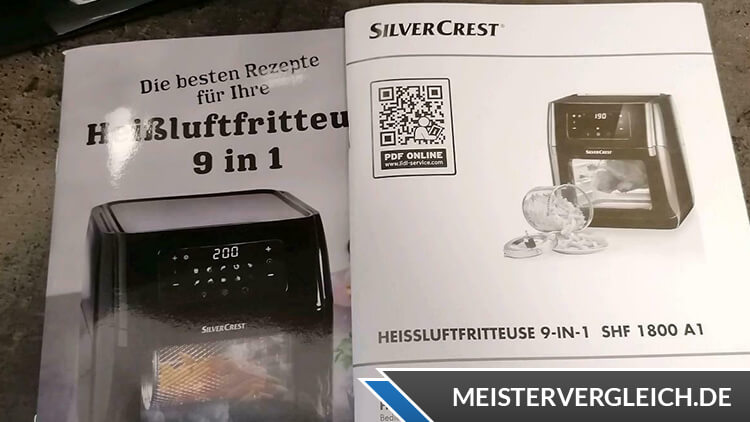 SILVERCREST 9-in-1 Heissluftfritteuse Bedienungsanleitung