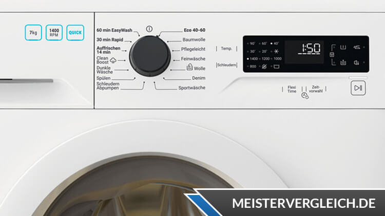 ZANUSSI Frontlader-Waschmaschine ZWF7410WE Display