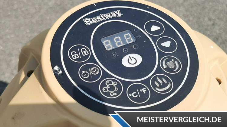 Bestway Whirlpool LAY-Z-SPA Palm Springs Bedienelemente