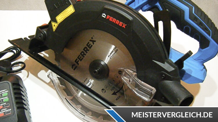 FERREX 40-V-Akku-Handkreissäge Test