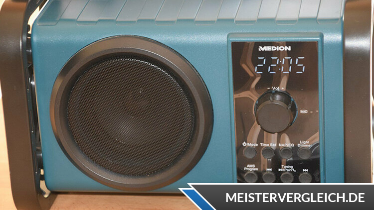 MEDION LIFE Baustellenradio E66045 Display