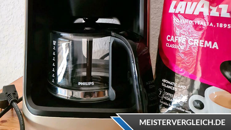 PHILIPS Kaffeemaschine Grind Brew HD7768-90 Test