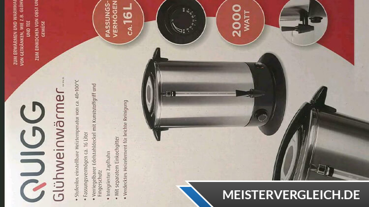 QUIGG Glühweinwärmer Verpackung