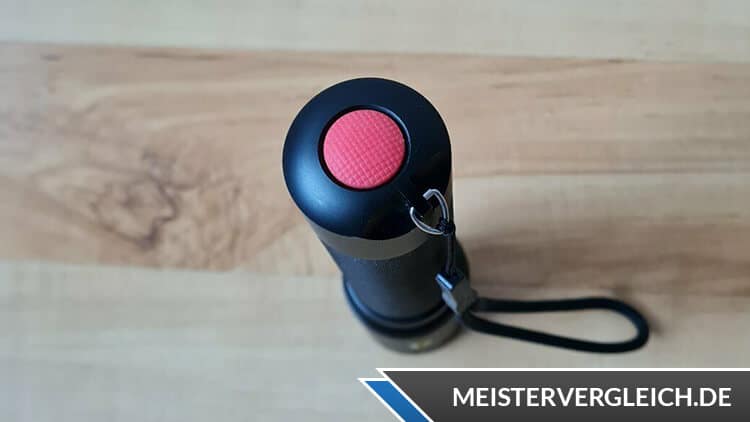 Ledlenser Taschenlampe EVO 300 Knopf