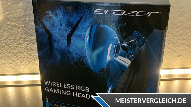 MEDION ERAZER Wireless-Gaming-Headset Mage X10 Verpackung