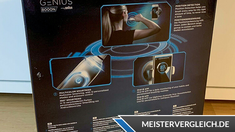 Oral-B Zahnbürste GENIUS 8000N Funktionen