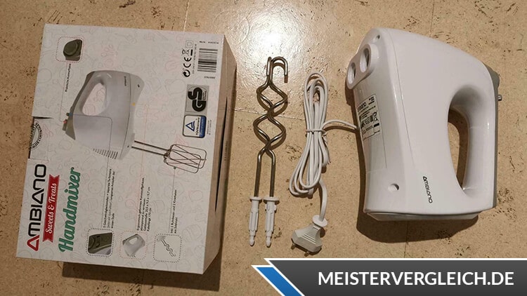 AMBIANO Elektrischer Handmixer Lieferumfang