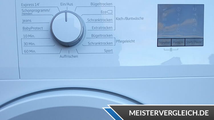 BEKO Kondenstrockner DCU 8230 N Bedienelemente