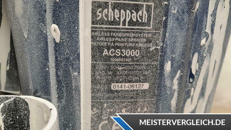 SCHEPPACH Farbsprühsystem ACS3000 Datenblatt