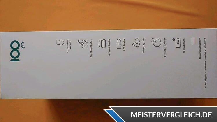 BRAUN Elektrorasierer Limited Edition Series 5 Verpackung