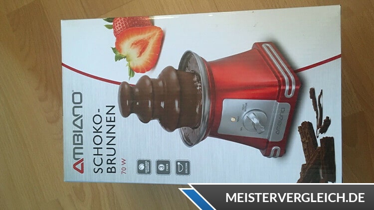 AMBIANO Schokoladenbrunnen Verpackung
