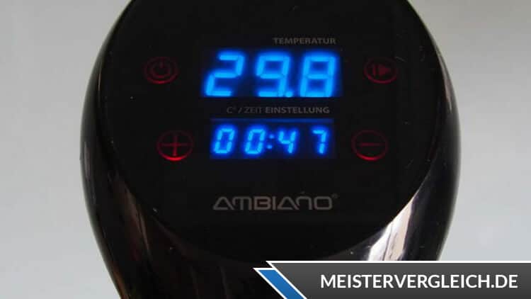 AMBIANO Sous-vide-Stick Test