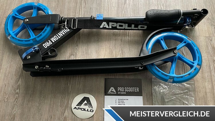 Apollo City-Scooter Phantom Pro Lieferumfang