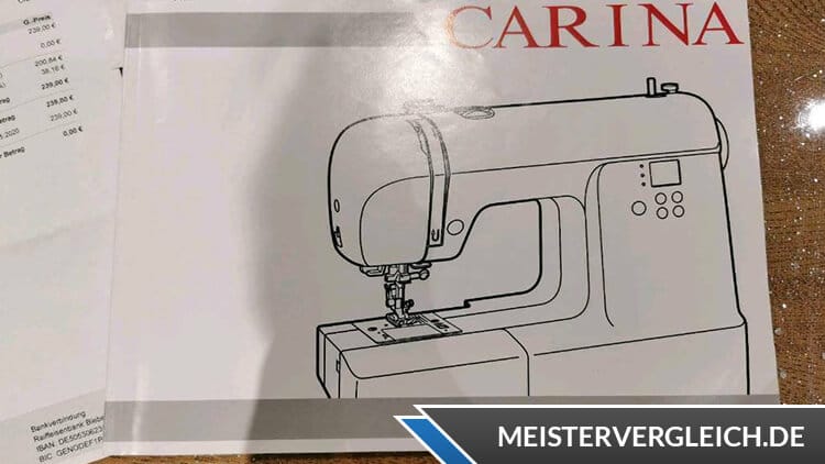 Carina Computer Nähmaschine Saphira Bedienungsanleitung