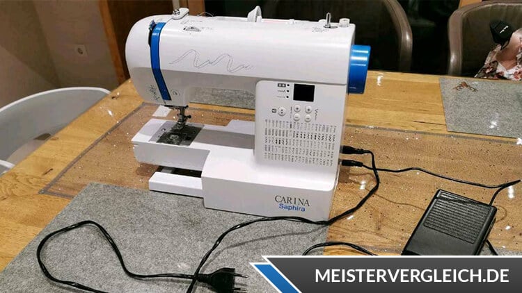 Carina Computer Nähmaschine Saphira mit Pedal