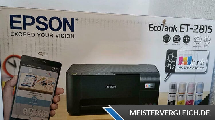 EPSON EcoTank ET-2815 Multifunktions-Tintenstrahldrucker Verpackung