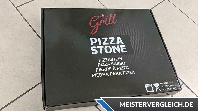 Hans Grill Pizzastein Verpackung