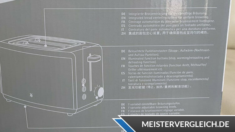 WMF Toaster Bueno Funktionen