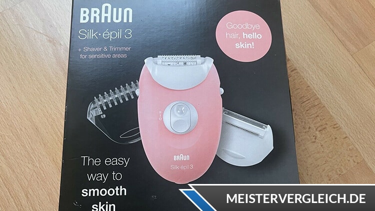 BRAUN Epilierer Silk-épil 3-440 Verpackung