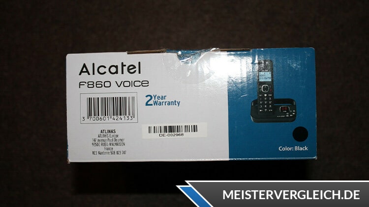 ALCATEL DECT-Telefon F860 Voice Lieferumfang
