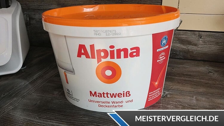 ALPINA Wandfarbe Test