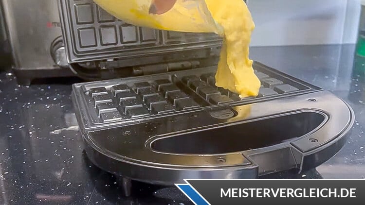 AMBIANO Sandwichmaker Waffelfunktion