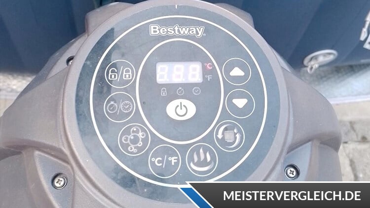 Bestway Whirlpool LAY-Z-SPA Hawaii Bedienelemente