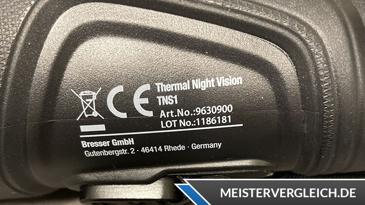 BRESSER Wärmebildkamera TNS-2 Datenblatt