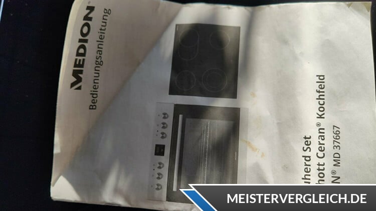 MEDION Herd-Backofen-Set MD37667 Bedienungsanleitung