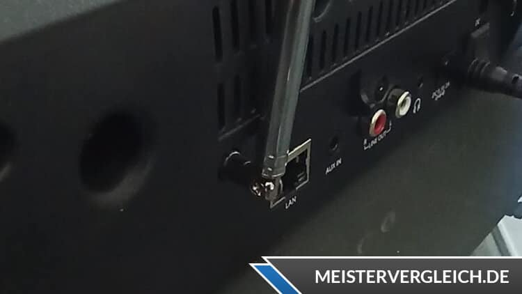 MEDION LIFE Stereo-Internetradio P85289 Anschlüsse