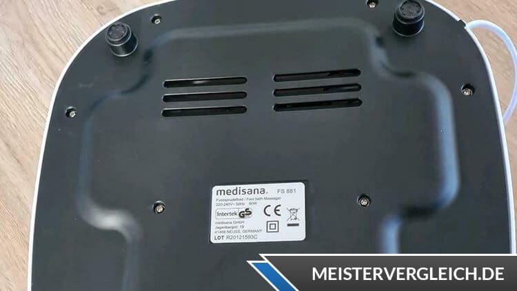 MEDISANA Fußsprudelbad FS 881 Gehäuse