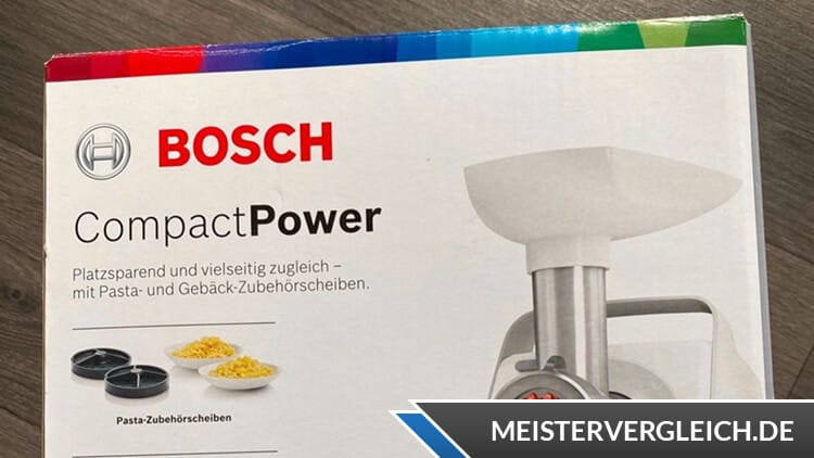Bosch Fleischwolf MFW2510W – 350W Stark, Mit Edelstahlsieben & Saugnäpfen Für Perfektes Hackfleisch In Weiß