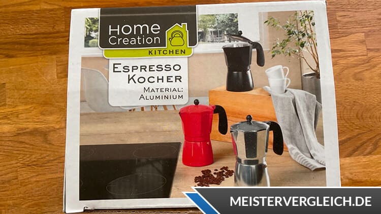 HOME CREATION Espressokocher Verpackung