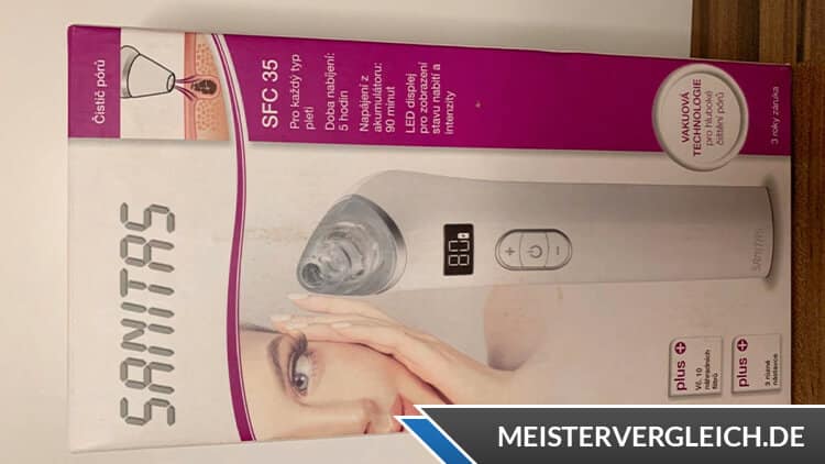 SANITAS Mitesserentferner Porenreiniger Verpackung