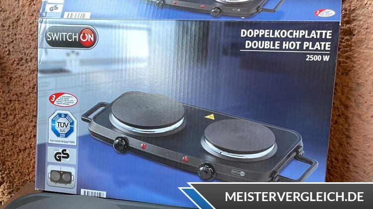 SWITCH ON Doppelkochplatte Verpackung