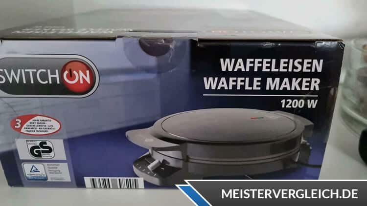 SWITCH ON Waffeleisen Verpackung