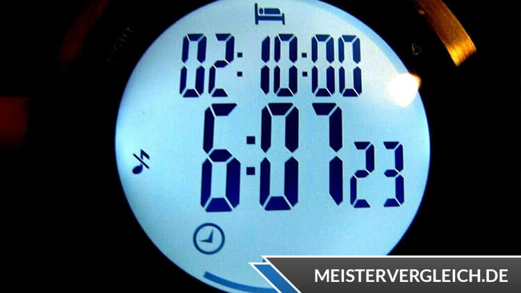 Crivit Herzfrequenzmessuhr Beleuchtung