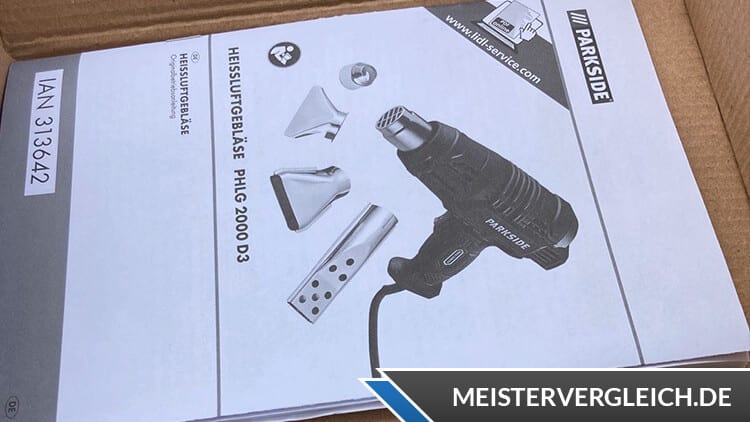 PARKSIDE Heißluftgebläse PHLG 2000 F5 Beschreibung