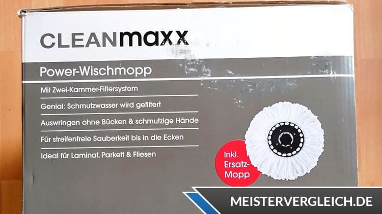 Cleanmaxx Power-Wischmopp Anwendung