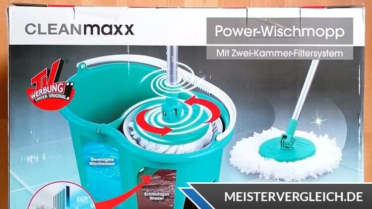 Cleanmaxx Power-Wischmopp Verpackung