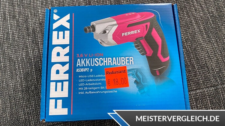 FERREX Akku-Schrauber AS36VP2 g Test